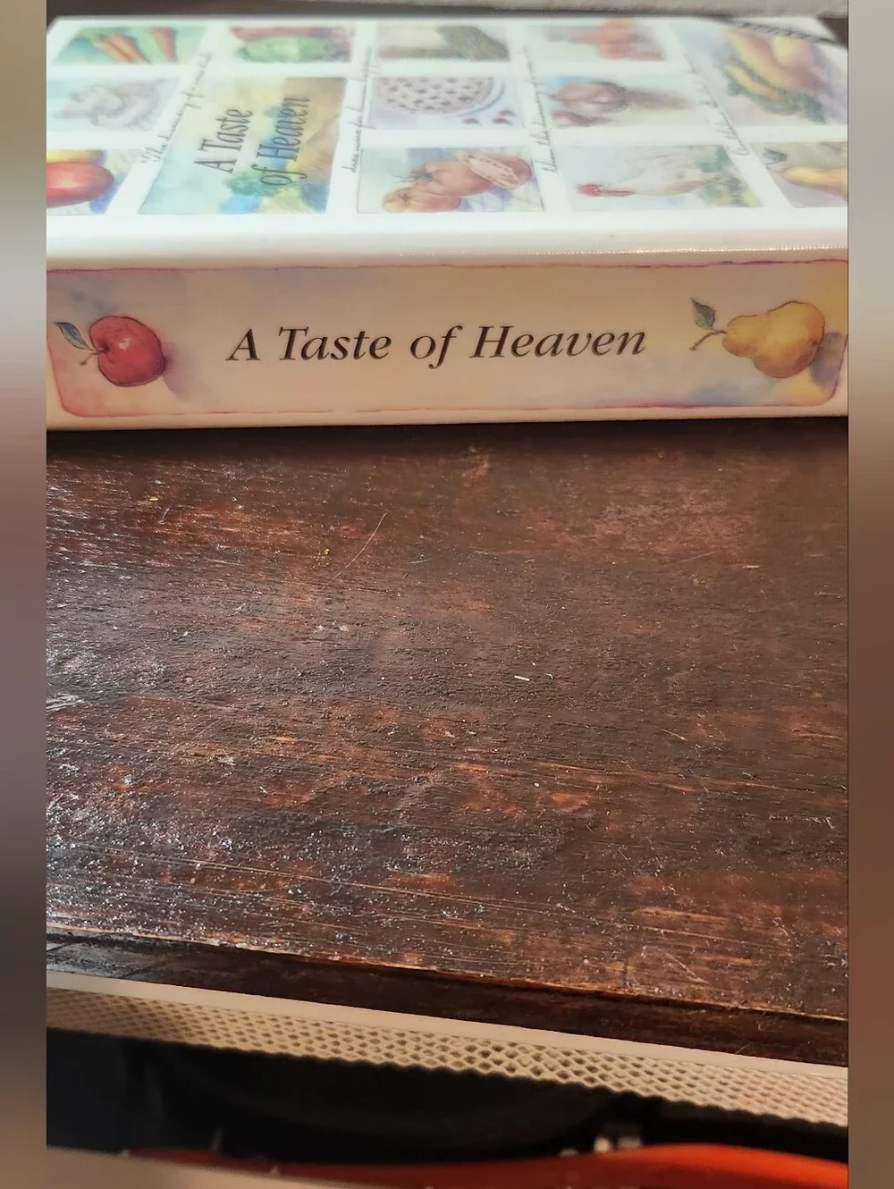 A Taste of Heaven Cookbook - White Illustrated Cover